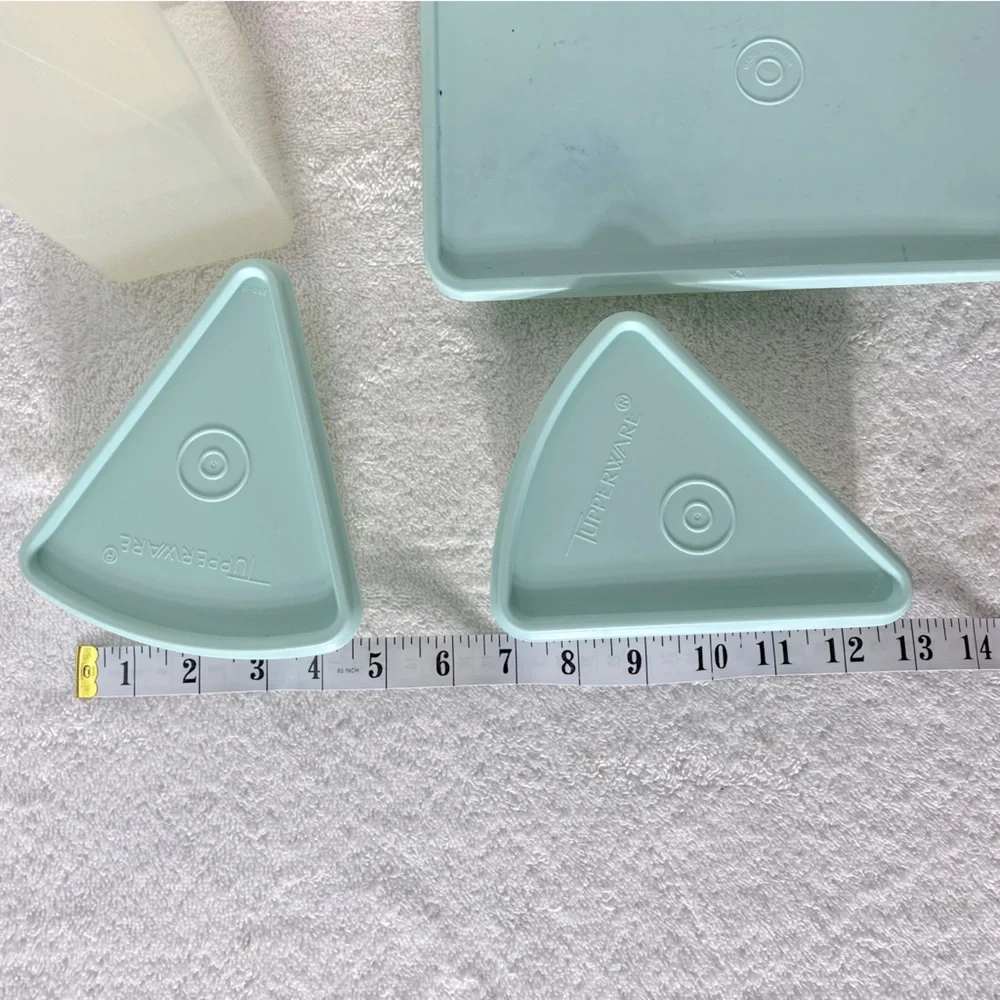 Tupperware Light Blue & Transparent Container Set 9pc - Picture 10 of 16